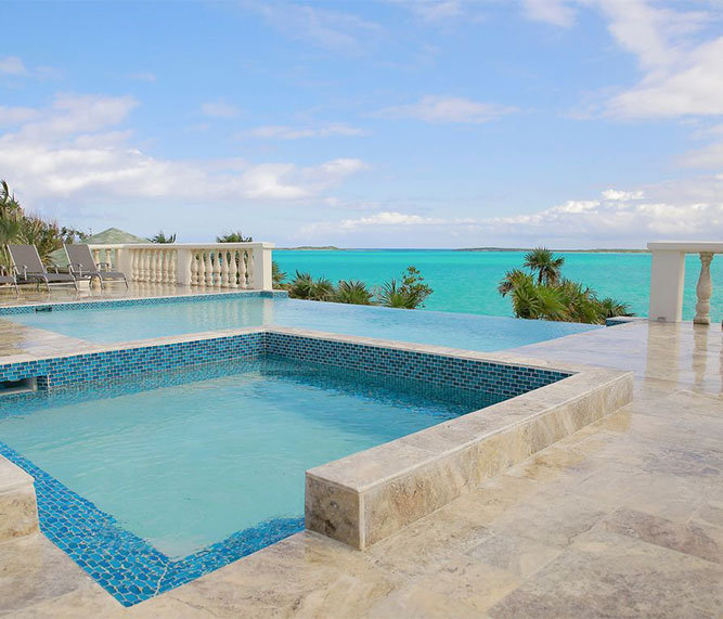 Pool view of the ocean